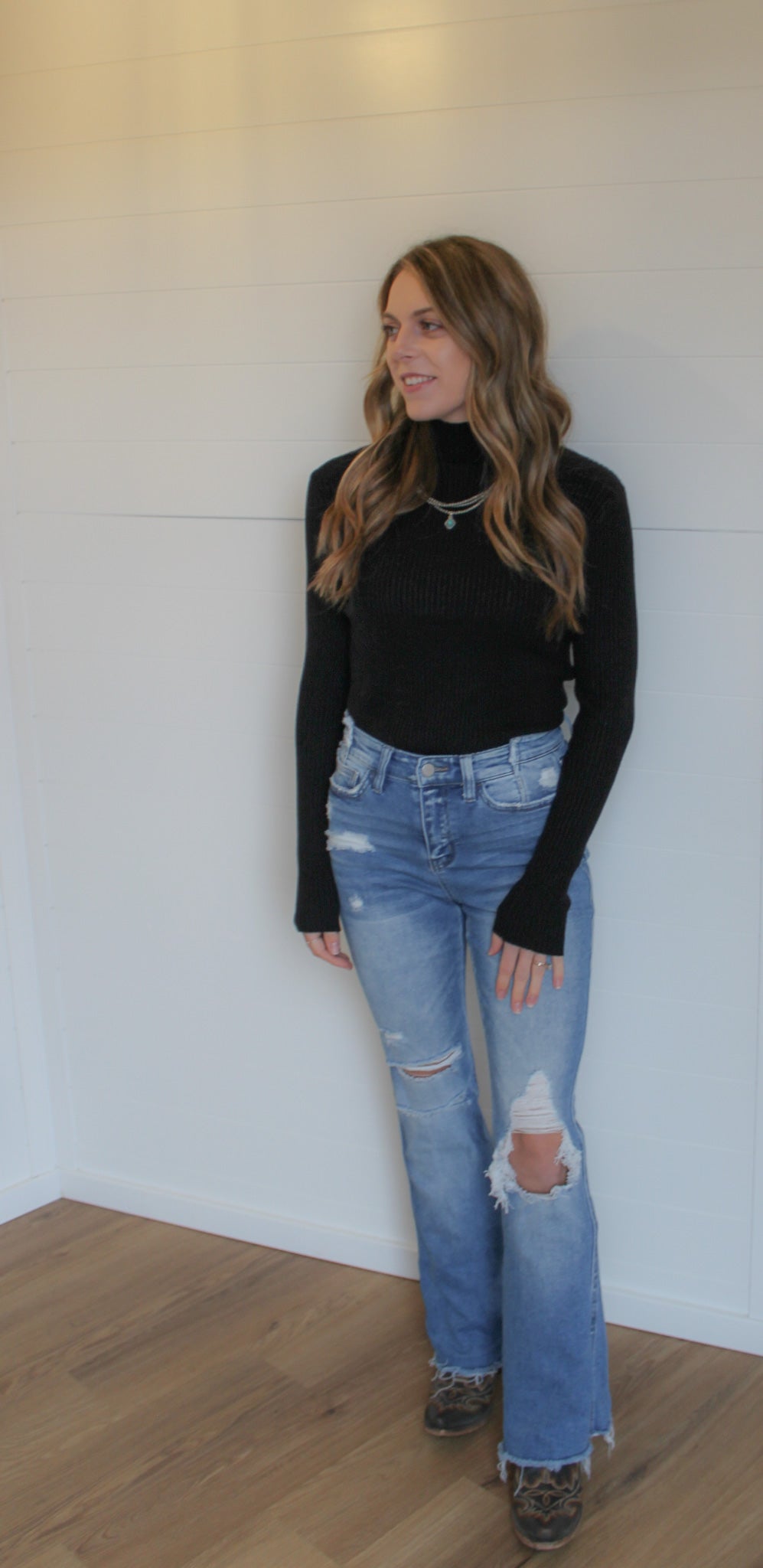 Mock Neck Long Sleeve