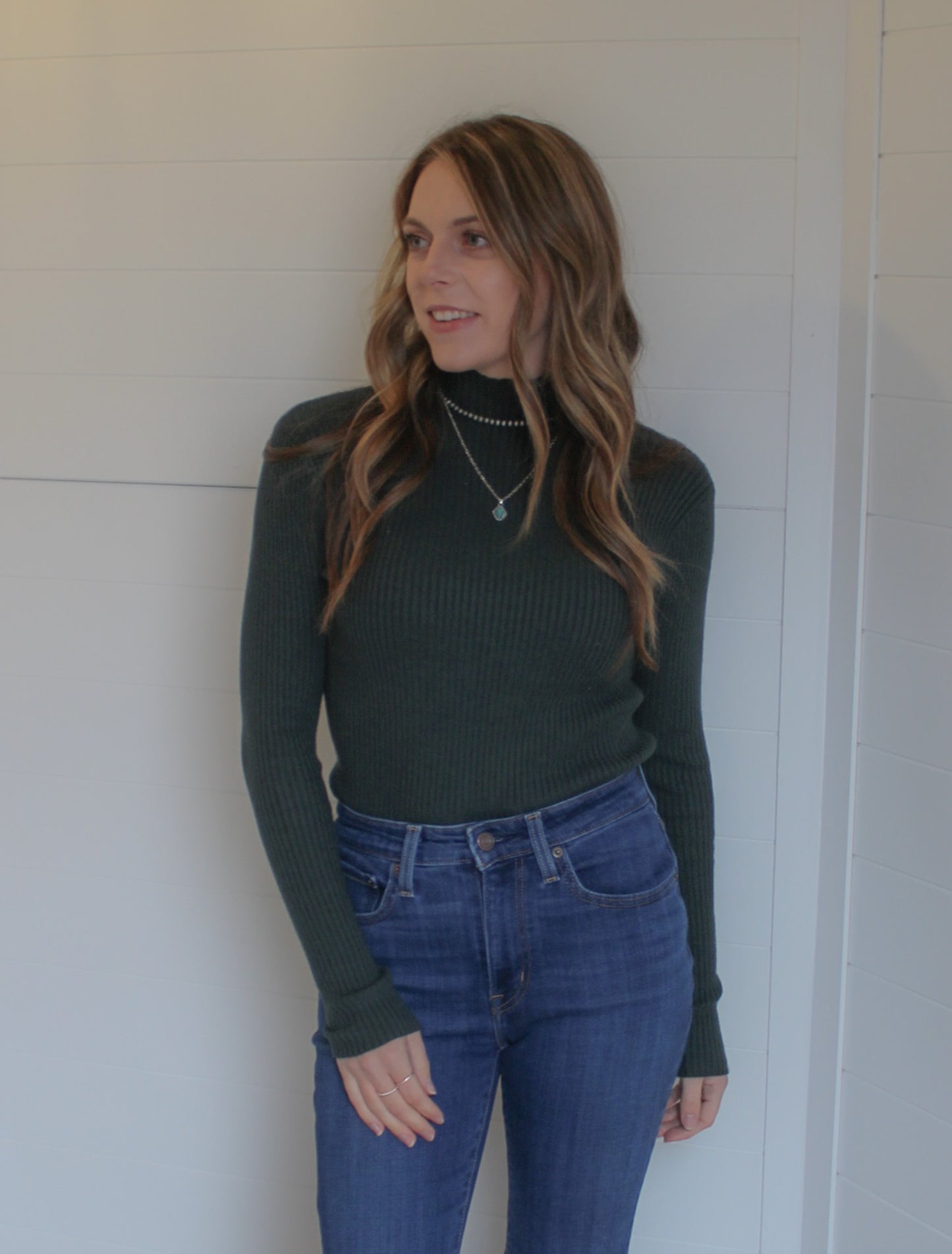 Mock Neck Long Sleeve