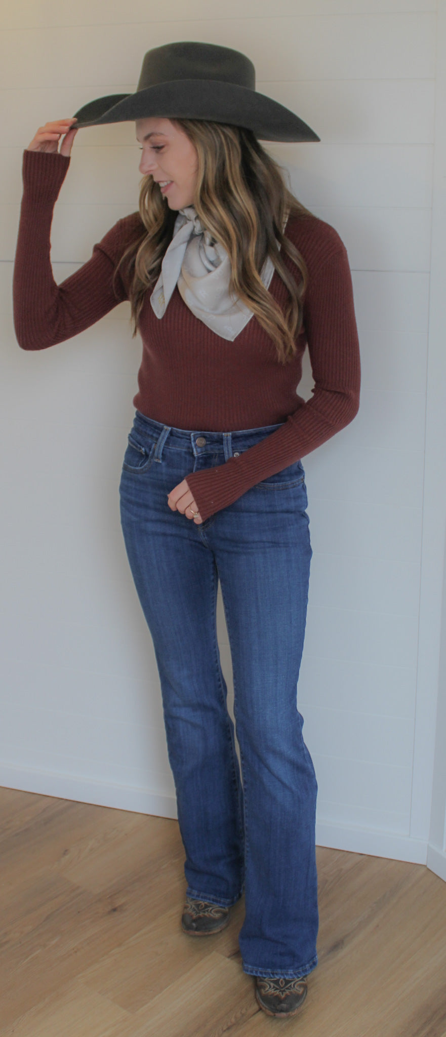 Mock Neck Long Sleeve