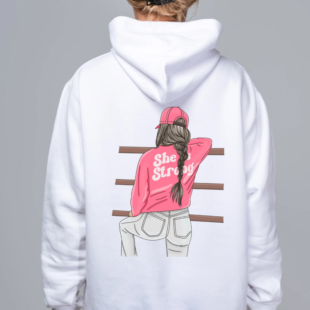 (Hoodie) She is Strong