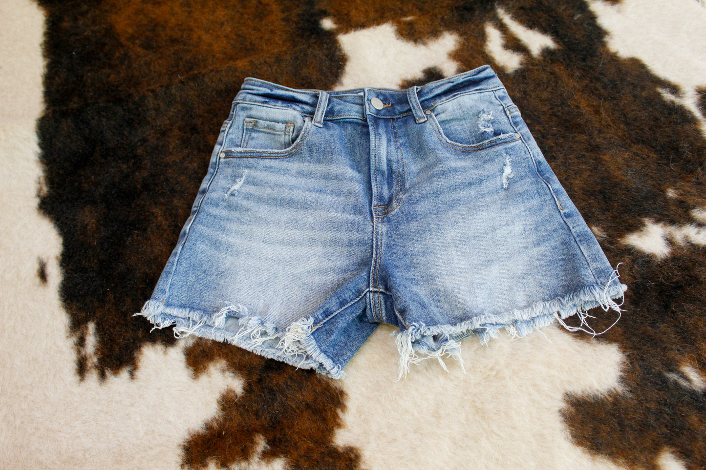 High Rise Mom Shorts