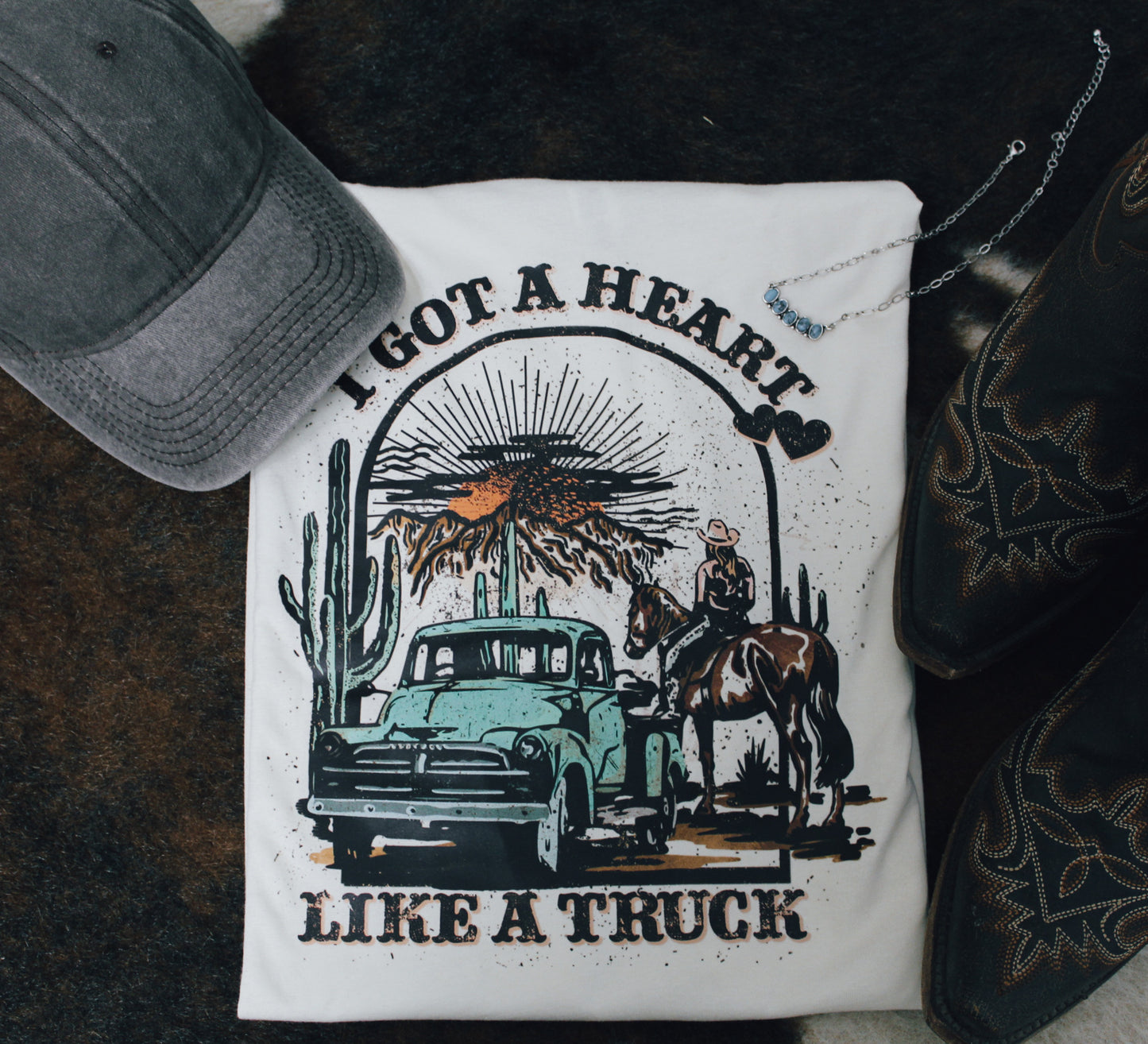 Heart Like a Truck Tee