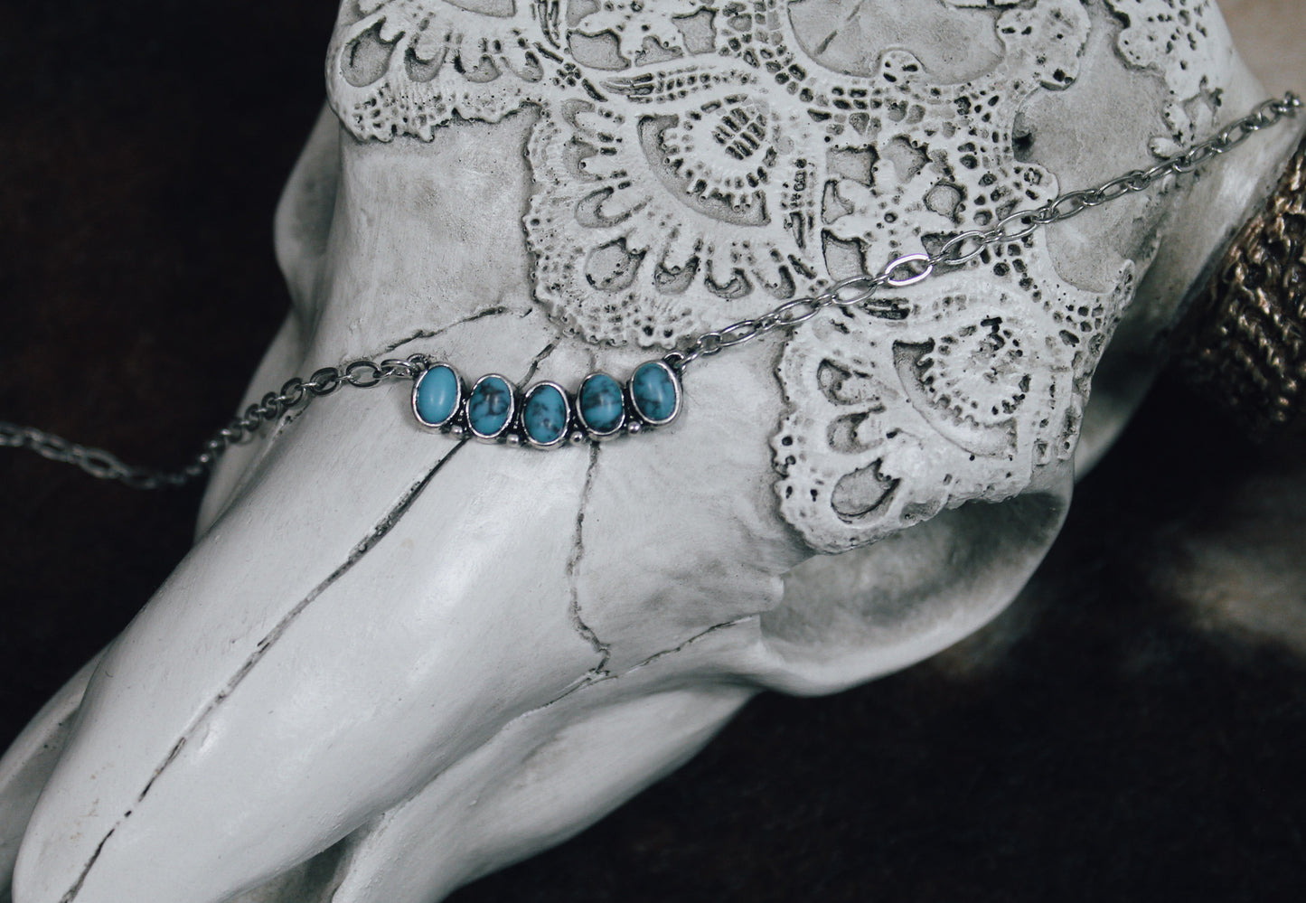 Turquoise Stone Choker