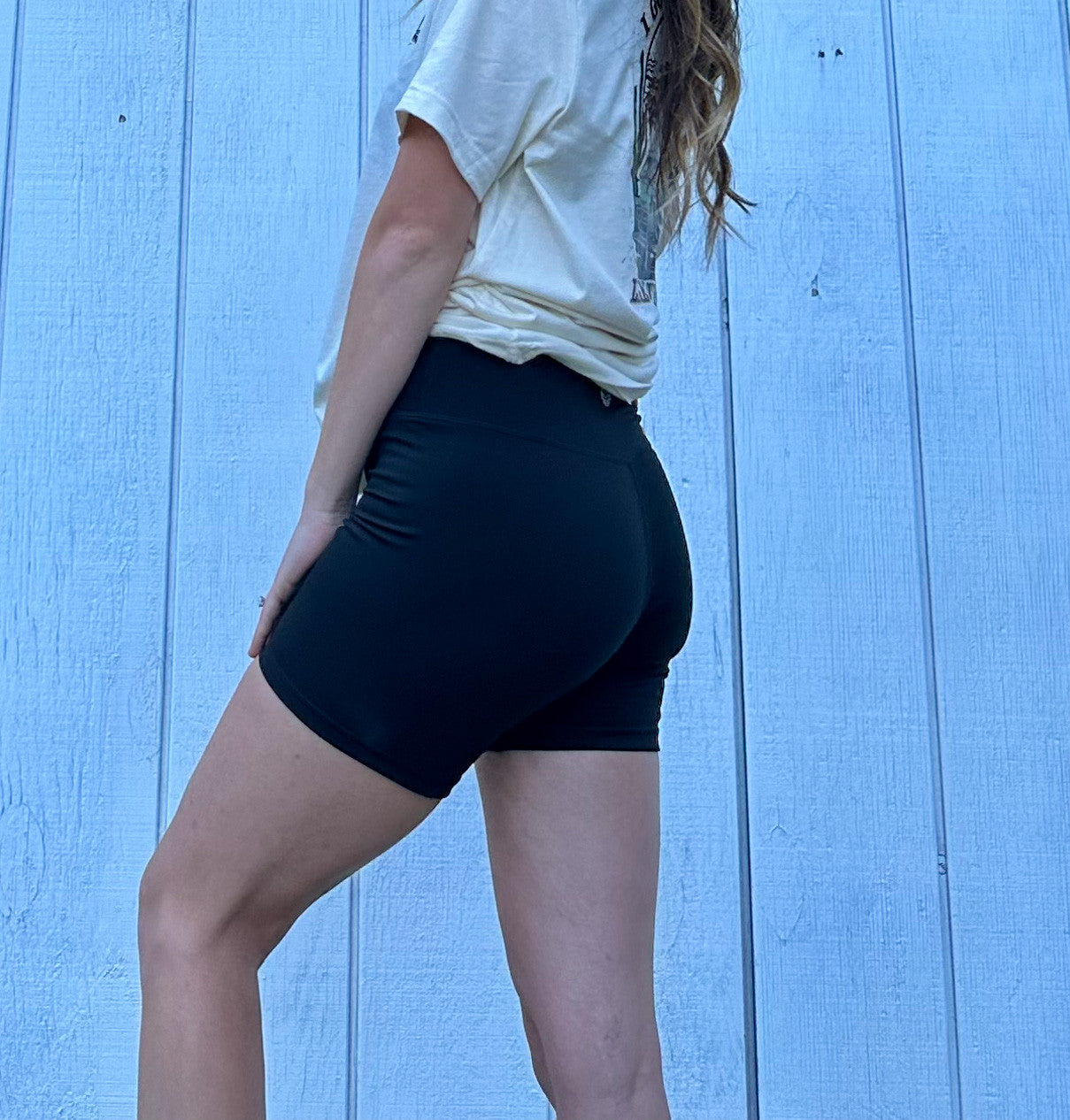 High Waisted Biker Shorts